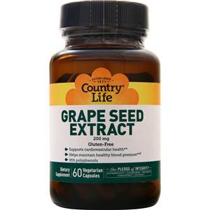 Country Life Grape Seed Extract (200mg)  60 vcaps