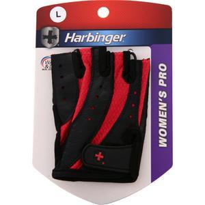 Harbinger Women's Pro Glove Wash and Dry Black/Pink (Large) 2 glove