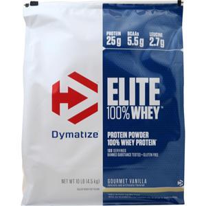 Dymatize Nutrition Elite 100% Whey Protein Gourmet Vanilla 10 lbs