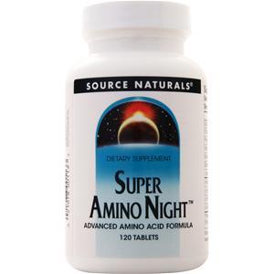 Source Naturals Super Amino Night  120 tabs