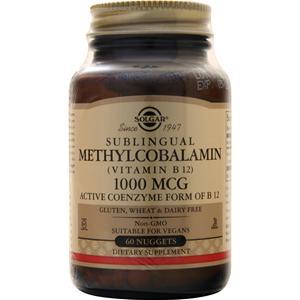 Solgar Sublingual Methylcobalamin (Vitamin B12) 1000 Mcg  60 tabs