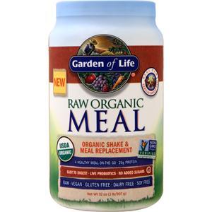 Garden Of Life Raw Meal - Organic Shake & Meal Replacement Vanilla Spiced Chai 907 grams