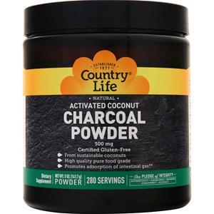 Country Life Charcoal Powder (500mg)  0.5 oz