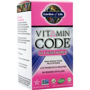 Garden Of Life Vitamin Code - 50 & Wiser Women  120 vcaps