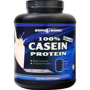 BodyStrong 100% Casein Protein Unflavored 5 lbs