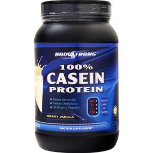BodyStrong 100% Casein Protein Creamy Vanilla 2 lbs