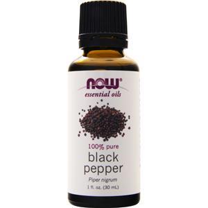 Now 100% Pure Black Pepper Oil  1 fl.oz