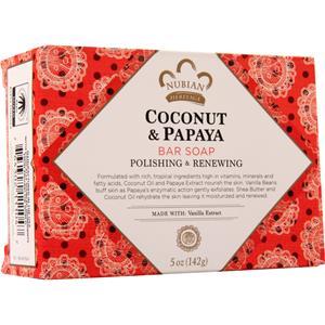 Nubian Heritage Bar Soap Coconut & Papaya 5 oz