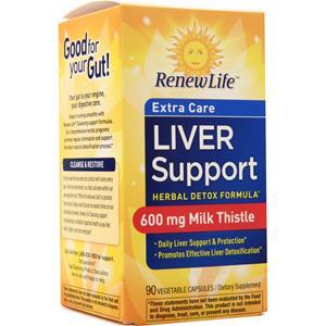 Renew Life Liver Support - Herbal Detox Formula  90 vcaps