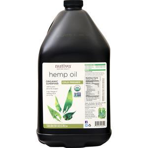 Nutiva Organic Hemp Oil Liquid  128 fl.oz