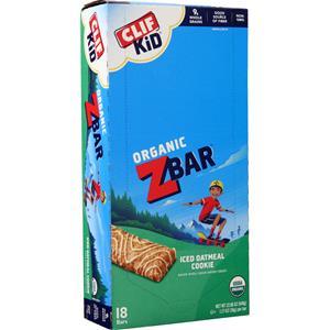 Clif Bar Z Bar for Kids Iced Oatmeal Cookie 18 bars