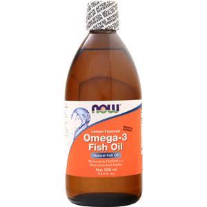 Now Omega-3 Fish Oil Lemon Flavored 16.9 fl.oz