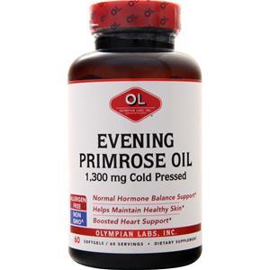 Olympian Labs Evening Primrose Oil - Extra Strength (1300mg)  60 sgels