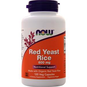 Now Red Yeast Rice (600mg)  120 vcaps