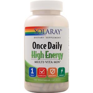 Solaray Once Daily High Energy Multi-Vita-Min  180 vcaps