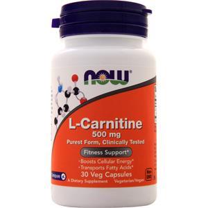 Now L-Carnitine Fitness Support (500mg)  30 vcaps