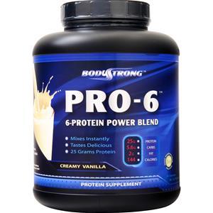 BodyStrong Pro-6 Protein Power Blend Creamy Vanilla 5 lbs