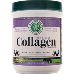 Green Foods Hydrolyzed Collagen Powder Unflavored 7 oz