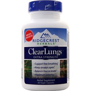Ridgecrest Herbals ClearLungs Extra Strength  60 vcaps
