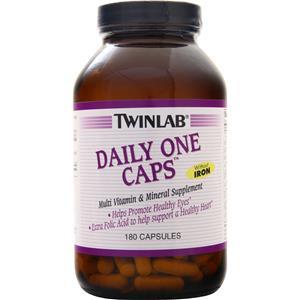 TwinLab Daily One Caps without Iron  180 caps