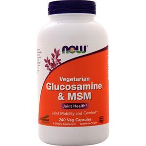 Now Vegetarian Glucosamine & MSM  240 vcaps