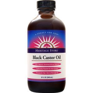 Heritage Products Black Castor Oil  8 fl.oz