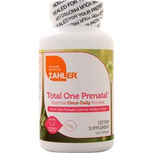 Zahler Total One Prenatal (Once-Daily)  120 caps