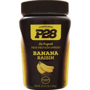 P28 Foods The Original High Protein Peanut Spread Banana Raisin 1 lbs