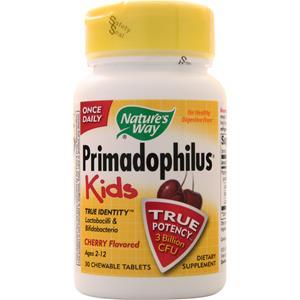 Nature's Way Primadophilus for Kids (chewable) Cherry 30 tabs