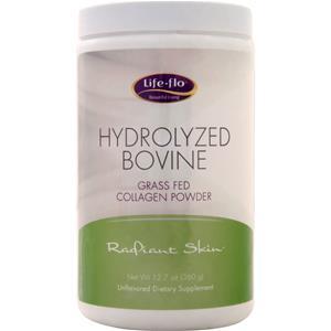 Life-Flo Hydrolyzed Bovine Grass Fed Collagen Powder Unflavored 12.7 oz