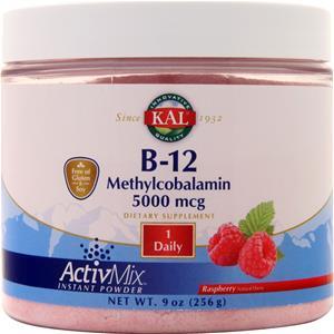 KAL B-12 ActivMix Instant Powder (5,000mcg) Raspberry 9 oz