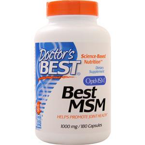 Doctor's Best Best MSM (1000mg)  180 caps