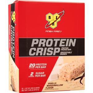 BSN Protein Crisp Bar Vanilla Marshmallow 12 bars