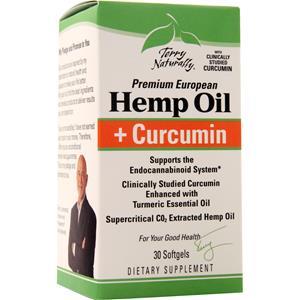 EuroPharma Terry Naturally - Hemp Oil + Curcumin  30 sgels