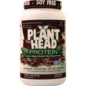 Genceutic Naturals Plant Head Protein Chocolate 1.8 lbs