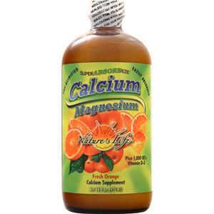Nature's Life Super Absorbeze Calcium Magnesium Liquid Fresh Orange 16 fl.oz