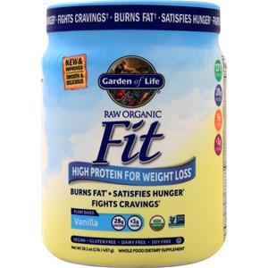 Garden Of Life Raw Organic Fit - High Protein for Weight Loss Vanilla 457 grams