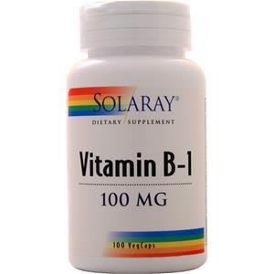 Solaray Vitamin B-1 (100mg)  100 vcaps