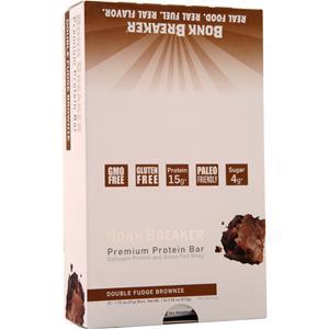 Bonk Breaker Premium Protein Bar Double Fudge Brownie 12 bars