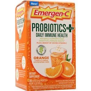 Alacer Emergen-C Probiotics Plus Daily Immune Health Orange 30 pckts