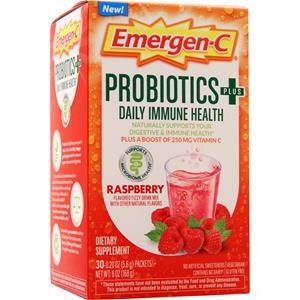 Alacer Emergen-C Probiotics Plus Daily Immune Health Raspberry 30 pckts