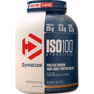 Dymatize Nutrition ISO-100 Peanut Butter 5 lbs