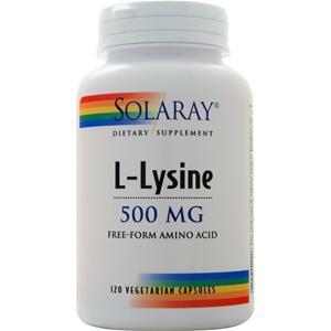 Solaray L-Lysine (500mg)  120 vcaps