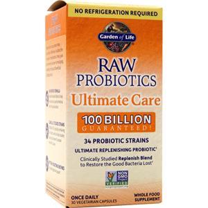 Garden Of Life Raw Probiotics - Ultimate Care (Shelf Stable)  30 vcaps