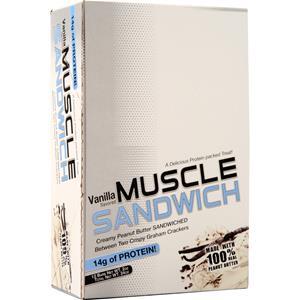 Muscle Foods Muscle Sandwich Bar Vanilla 12 bars