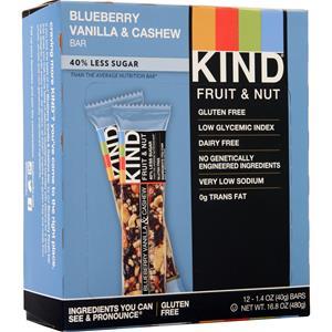 Kind Fruit & Nut Bar Blueberry Vanilla Cashew 12 bars