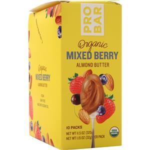 Pro Bar Organic Nut Butter Mixed Berry Almond Butter 10 pack