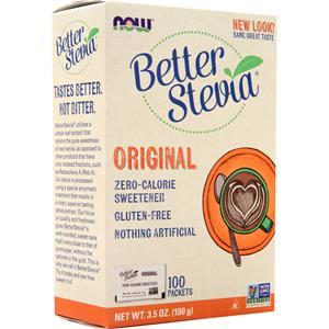 Now Better Stevia - Zero Calorie Sweetener Original 100 pckts
