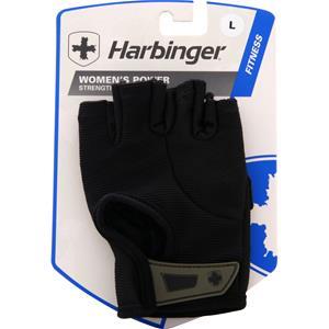 Harbinger Women's Power Series Gloves Black (L) 2 glove