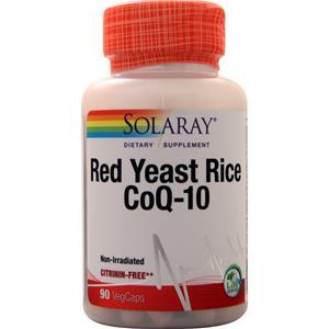 Solaray Red Yeast Rice CoQ-10  90 vcaps